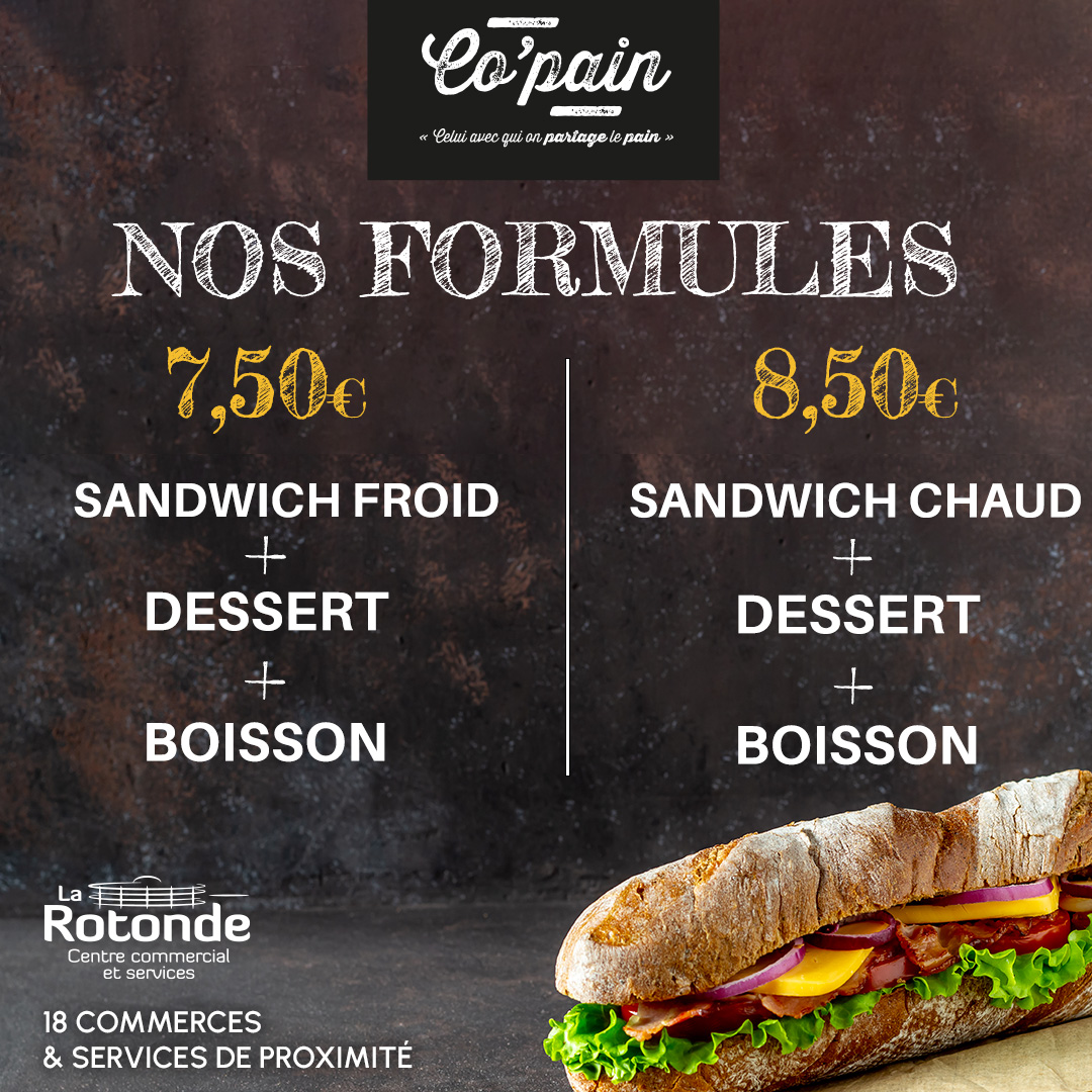 Co’pain – Nos formules