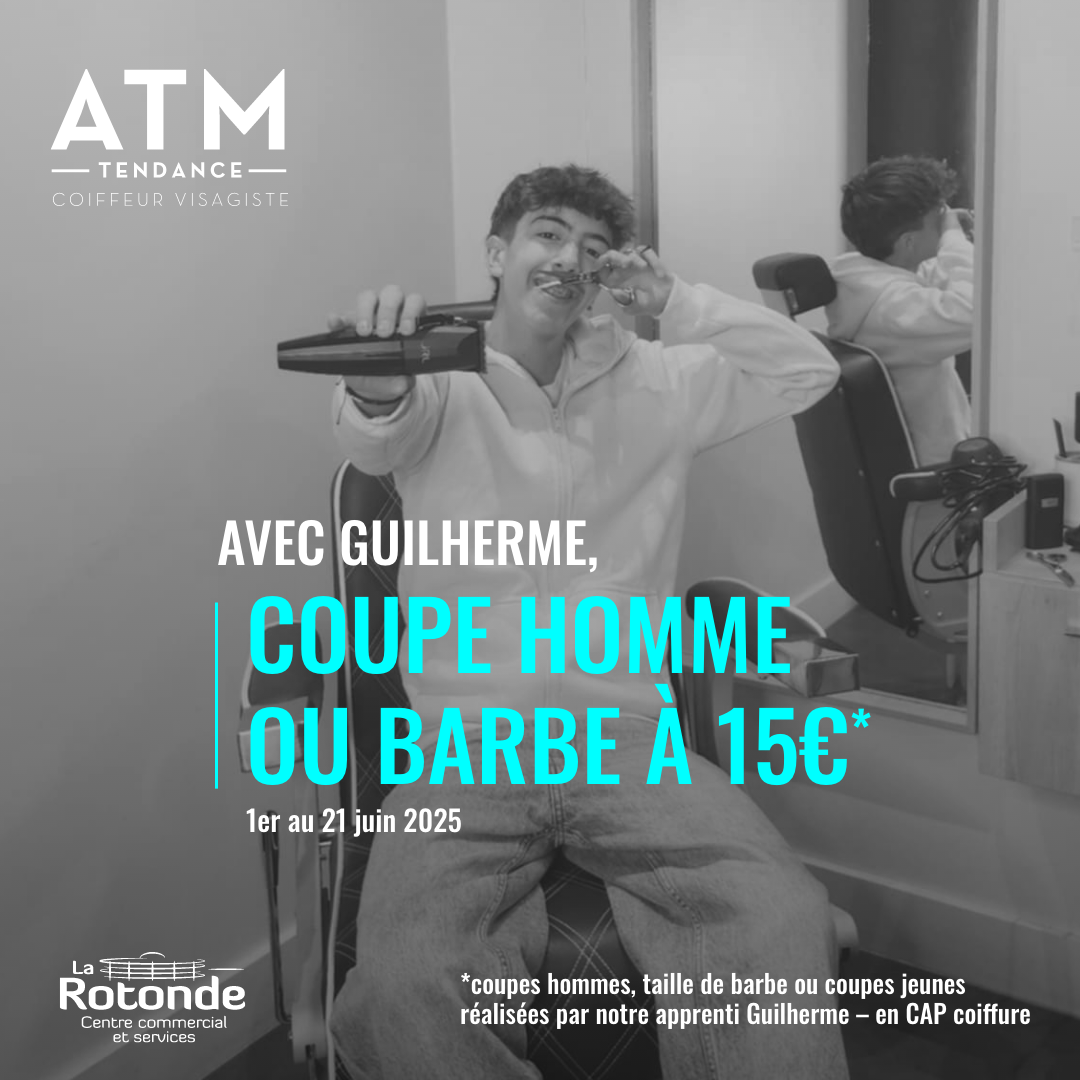 ATM Tendance : offre exceptionnelle coiffure